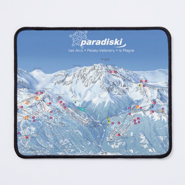 Item preview, Paradiski Ski Map (2014) designed and sold by fungus50.