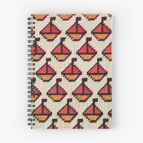 Item preview, Retro Sailboat Needlepoint Pattern 70s Vintage Crossstich designed and sold by The Sticker Bureau.
