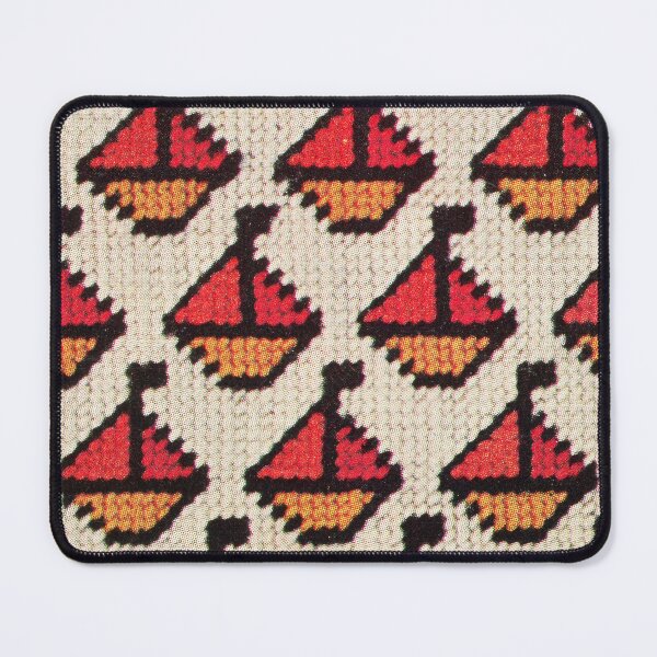 Item preview, Retro Sailboat Needlepoint Pattern 70s Vintage Crossstich designed and sold by The Sticker Bureau.