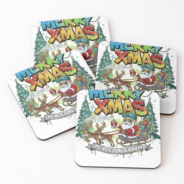 Item preview, Graffiti Santa: Merry Xmas Street Art Sleigh Ride designed and sold by RainUlan53.