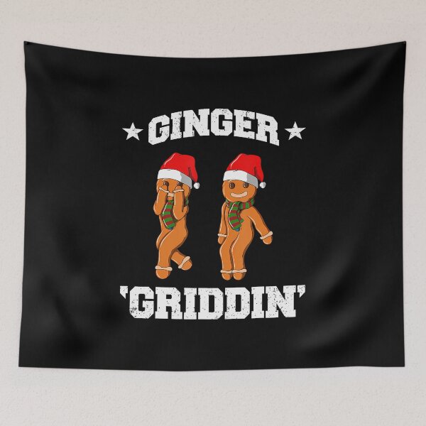 Item preview, Christmas Gingerbread Griddy Dance Ginger Griddin designed and sold by AlyceLynne.