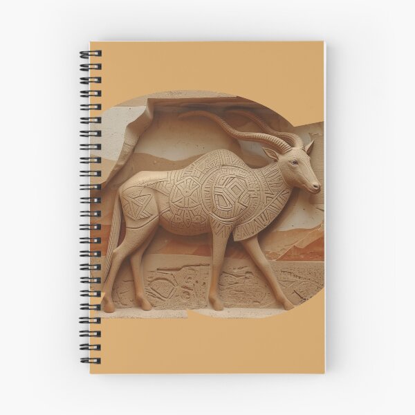 Item preview, Antelope Glyph Relief — Ancestral Identity Perception Series designed and sold by SavannaStrikes.