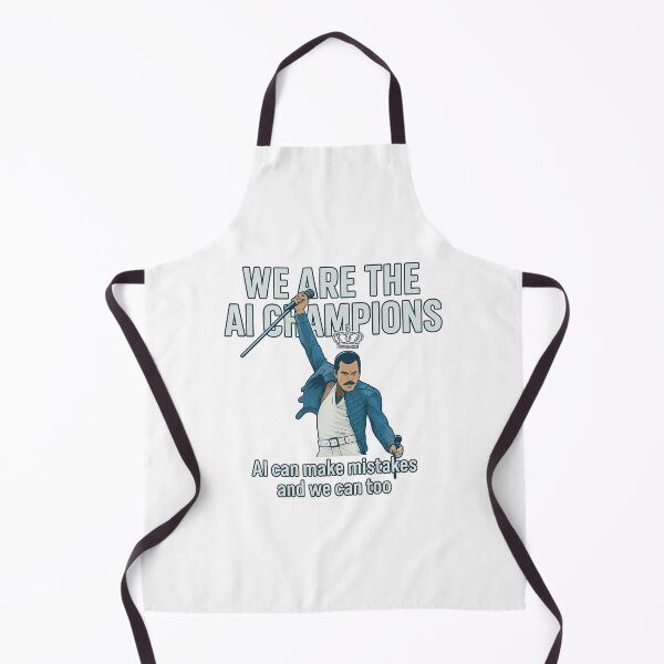 Item preview, We Are The AI Champions - Freddie Mercury Queen Parody - Freddie Mercury designed and sold by JayeAdorableCat.