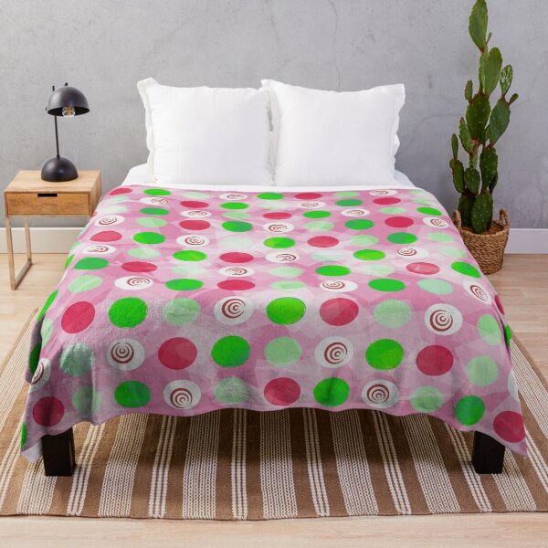 Item preview, Colordots on muted pink designed and sold by JustLagoons.