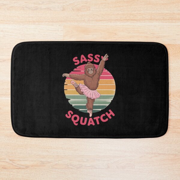 Item preview, Sassy Squatch, In A Tutu & Ballet Shoes, Bigfoot Ballerina designed and sold by PowAcademy.