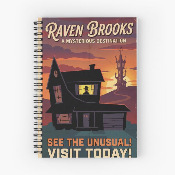 Item preview, Hello Neighbor: Visit Raven Brooks - Vintage Travel Poster designed and sold by Lamarcy.