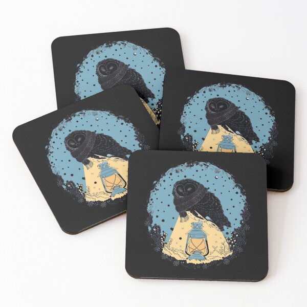 Item preview, Nordic Winter Owl – Minimalist Scandinavian Snow Design designed and sold by Shop9999.