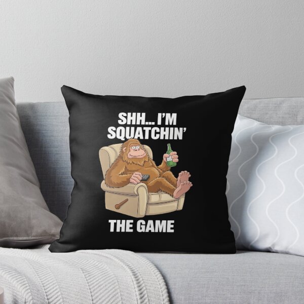 Item preview, Shh Im Watching The Game Bigfoot Football Game Day Sasquatch designed and sold by PowAcademy.