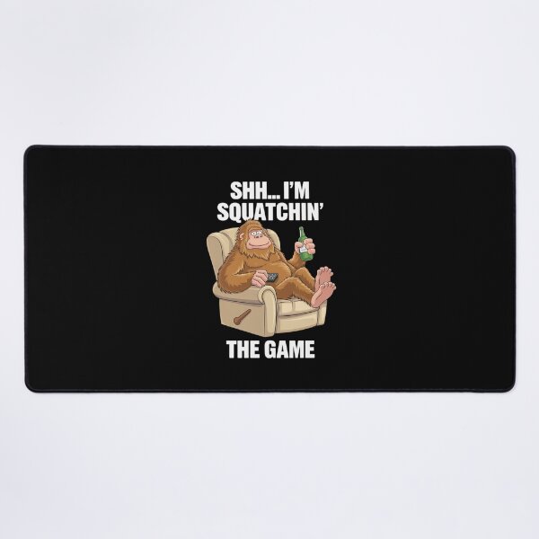 Item preview, Shh Im Watching The Game Bigfoot Football Game Day Sasquatch designed and sold by PowAcademy.