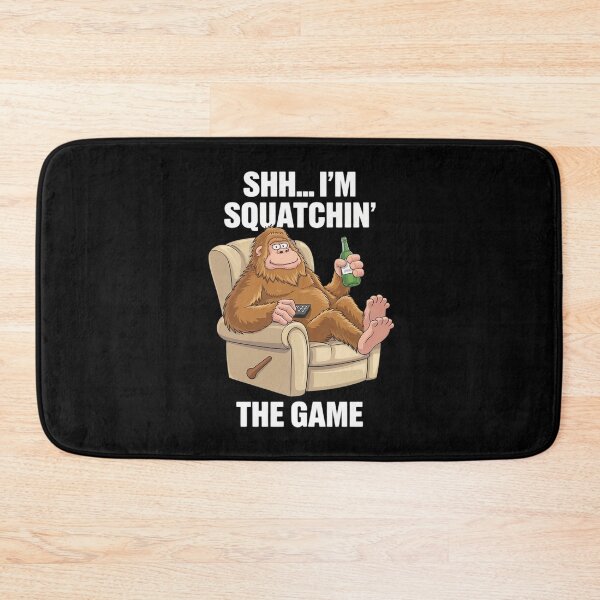Item preview, Shh Im Watching The Game Bigfoot Football Game Day Sasquatch designed and sold by PowAcademy.