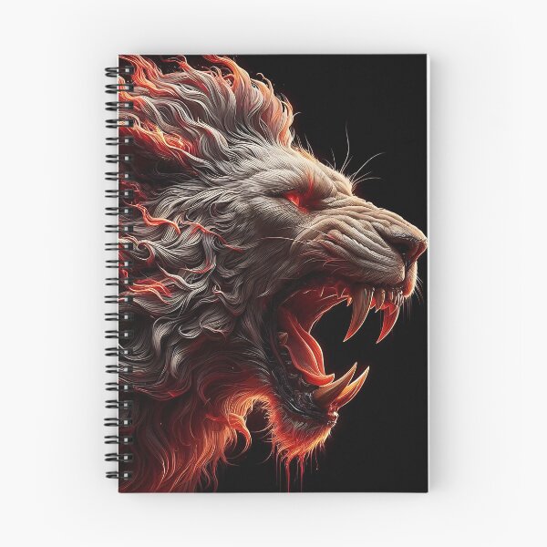 Item preview, Wild Lion of Fire designed and sold by GalleryBrisArt.