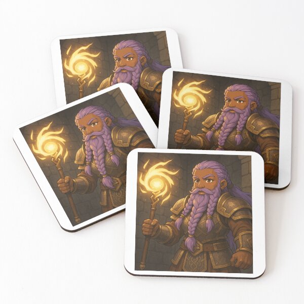 Item preview, Dwarf Battlemage (Anime Style) designed and sold by AcornHILLs.