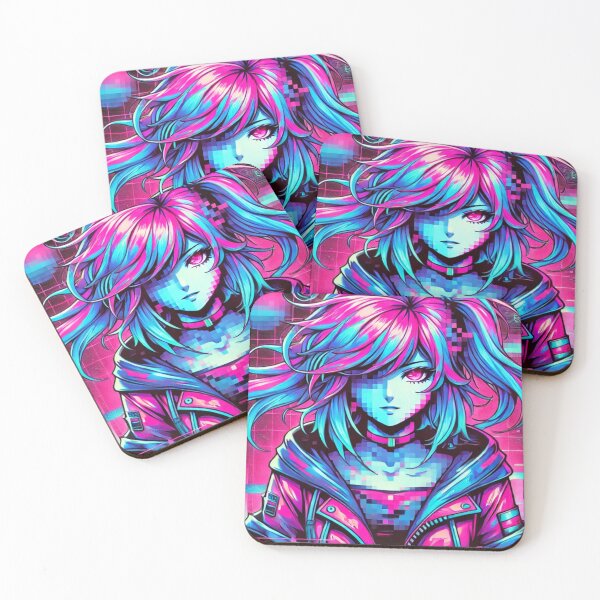 Item preview, Cyberpunk Glitch Girl designed and sold by GlitchModeStudio.
