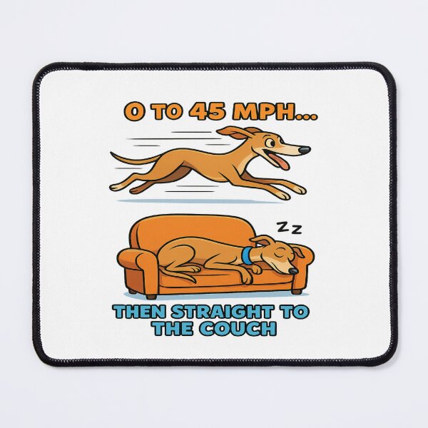 Item preview, 0 to 45 MPH Straight to the Couch | Funny Dog Zoomies Humor T-Shirt & Pet Owner Gift designed and sold by Globalcitytees.