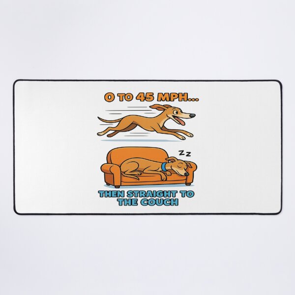 Item preview, 0 to 45 MPH Straight to the Couch | Funny Dog Zoomies Humor T-Shirt & Pet Owner Gift designed and sold by Globalcitytees.