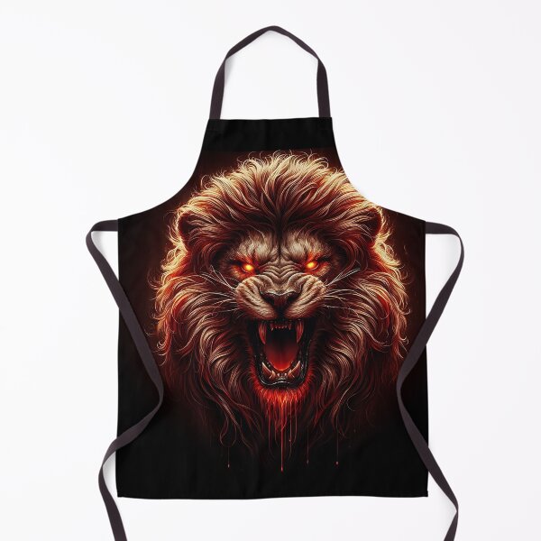 Item preview, Wild Lion of Fire designed and sold by GalleryBrisArt.