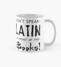 latin and books Mug