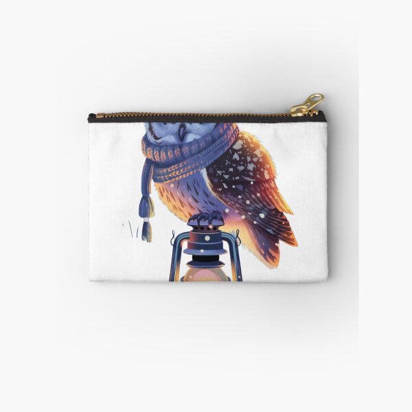 Item preview, Crystal Glow Winter Owl – Magical Fantasy Snow Illustration designed and sold by Shop9999.