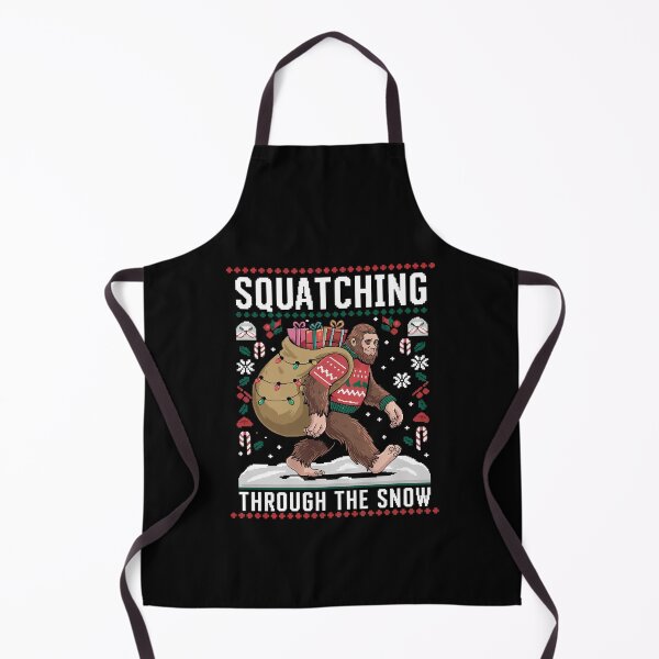 Item preview, Squatching Through The Snow Squatch Rock Bigfoot Christmas designed and sold by PowAcademy.