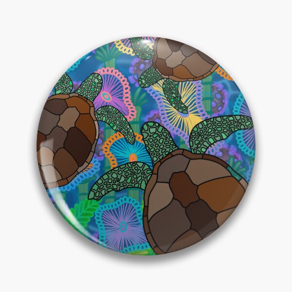 Item preview, Coral Reef Turtle designed and sold by Leah Haas.