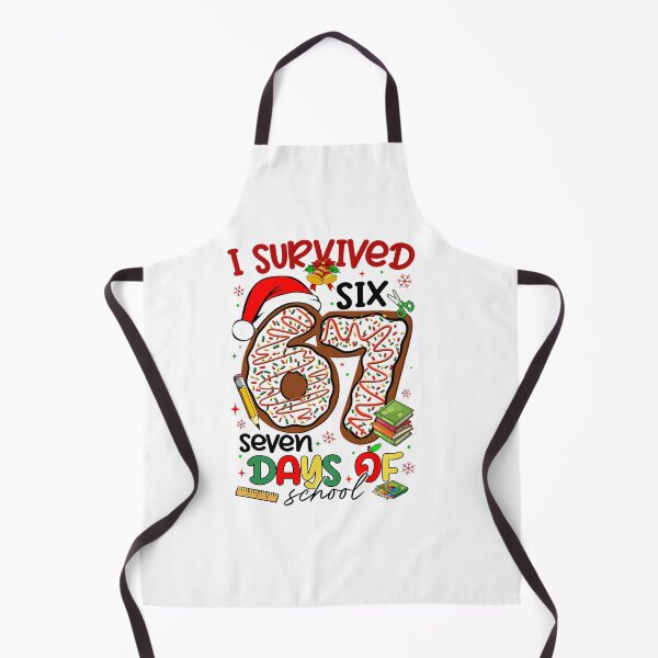 Item preview, Christmas I Survived Six Sven Day Of School, Funny Meme, Genz Slang, Merry Xmas designed and sold by vintagearttee.