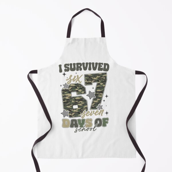Item preview, Camo I Survived Six Sven Day Of School, Funny Meme, Genz Slang designed and sold by vintagearttee.