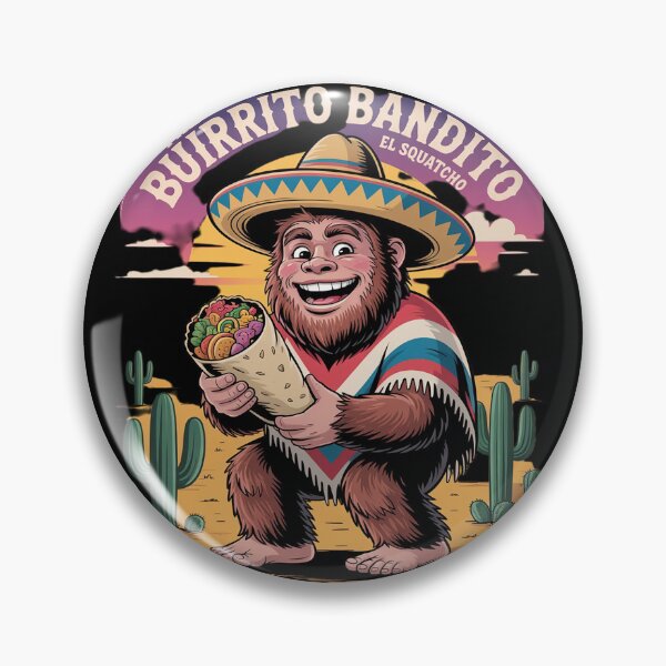 Item preview, The Burrito Bandito Bigfoot Sasquatch El Squatcho  designed and sold by PowAcademy.