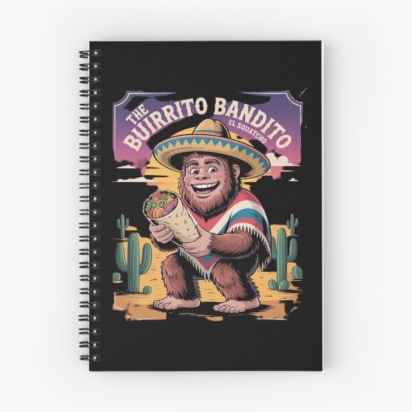 Item preview, The Burrito Bandito Bigfoot Sasquatch El Squatcho  designed and sold by PowAcademy.