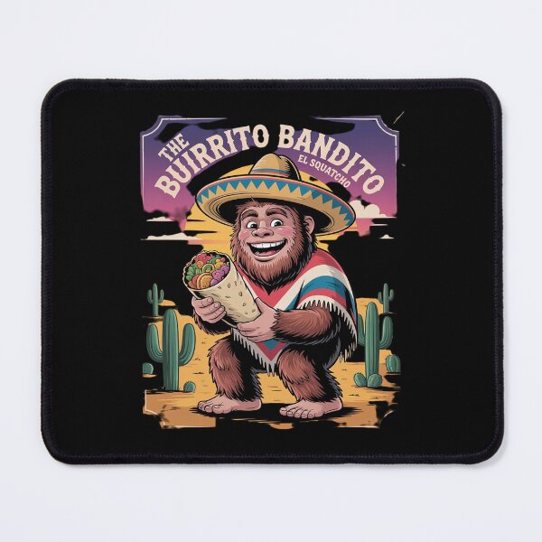 Item preview, The Burrito Bandito Bigfoot Sasquatch El Squatcho  designed and sold by PowAcademy.