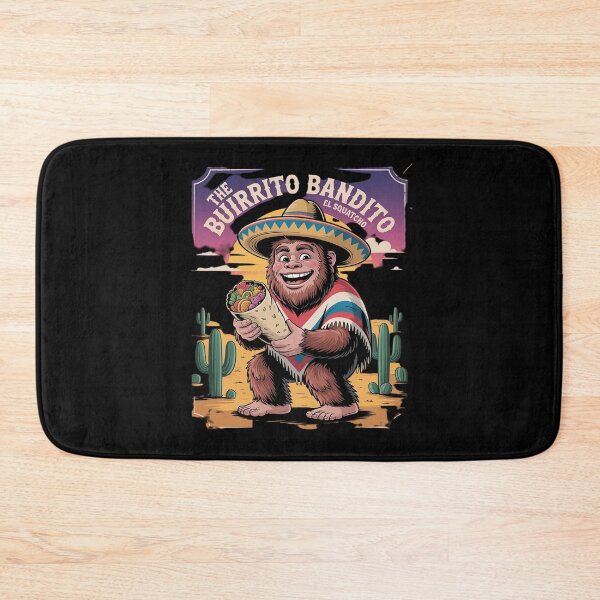 Item preview, The Burrito Bandito Bigfoot Sasquatch El Squatcho  designed and sold by PowAcademy.