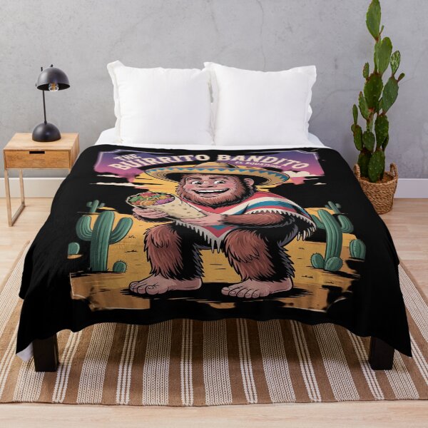 Item preview, The Burrito Bandito Bigfoot Sasquatch El Squatcho designed and sold by PowAcademy.