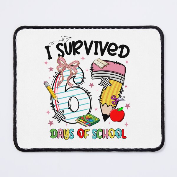 Item preview, Couquette I Survived Six Sven Day Of School, Back To School , Genz Slang, Funny Teacher designed and sold by vintagearttee.