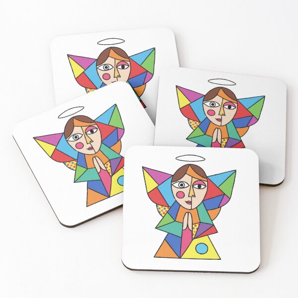 Item preview, Christmas angel Picasso inspired designed and sold by PattysNco.