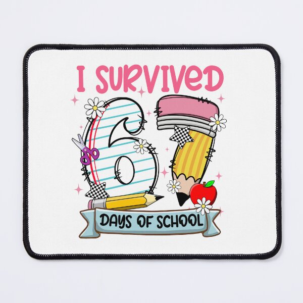 Item preview, Cute Couquette I Survived Six Sven Day Of School, Back To School , Genz Slang, Funny Teacher designed and sold by vintagearttee.