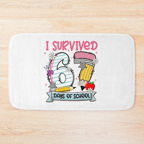 Item preview, Cute Couquette I Survived Six Sven Day Of School, Back To School , Genz Slang, Funny Teacher designed and sold by vintagearttee.