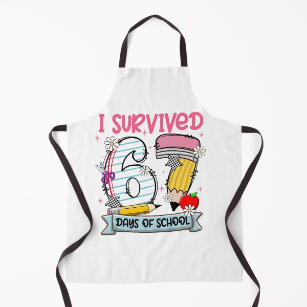 Item preview, Cute Couquette I Survived Six Sven Day Of School, Back To School , Genz Slang, Funny Teacher designed and sold by vintagearttee.