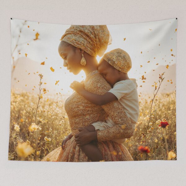 Item preview, Golden Sun Motherhood Portrai designed and sold by joycrysstudio.