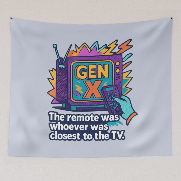 Item preview, Gen X - The remote was whoever was closest to the TV designed and sold by Dan Farsaci.