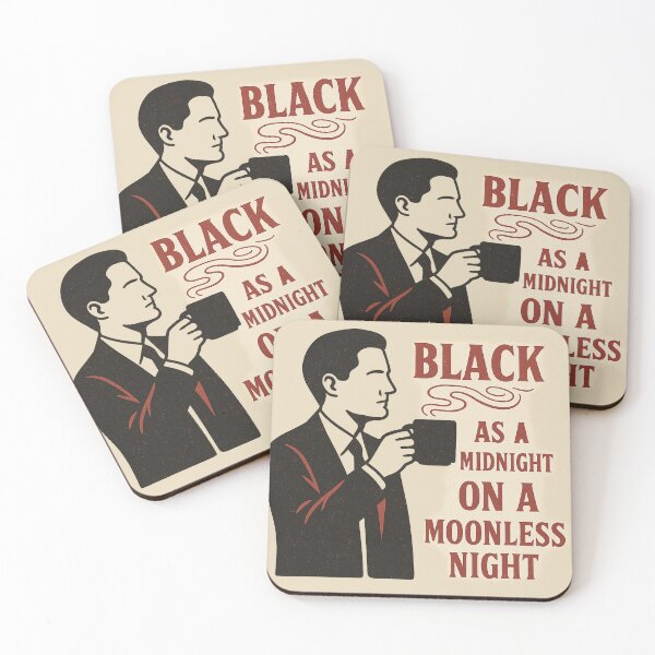 Item preview, Black as Midnight on a Moonless Night designed and sold by peaknerd.