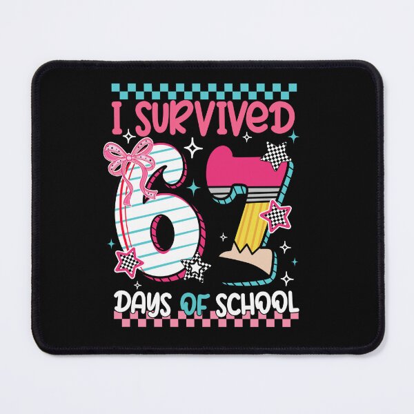 Item preview, Cute Couquette I Survived Six Sven Day Of School, Back To School, Funny Student designed and sold by vintagearttee.