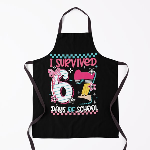 Item preview, Cute Couquette I Survived Six Sven Day Of School, Back To School, Funny Student designed and sold by vintagearttee.