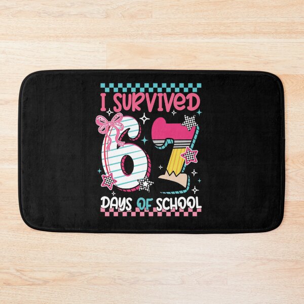Item preview, Cute Couquette I Survived Six Sven Day Of School, Back To School, Funny Student designed and sold by vintagearttee.