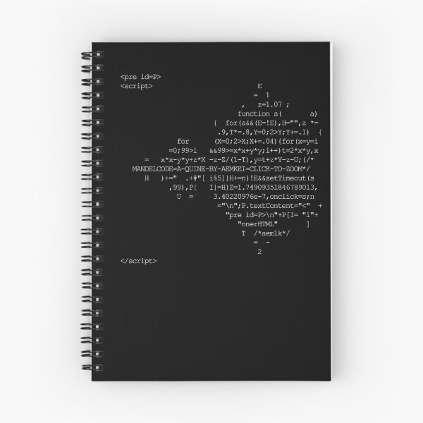 Aperçu de l'œuvre Mandelbrot auto-documenté créée et vendue par Rupert Russell.
