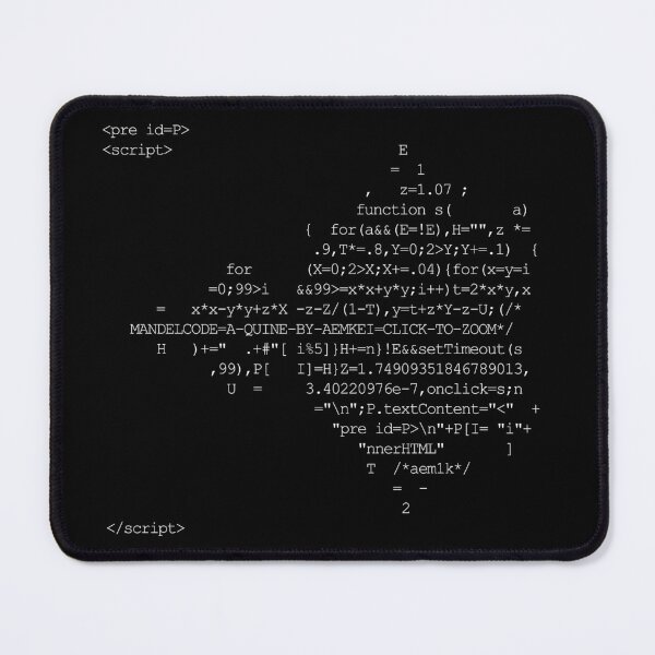 Item preview, Self Documenting Mandelbrot designed and sold by Rupert Russell.