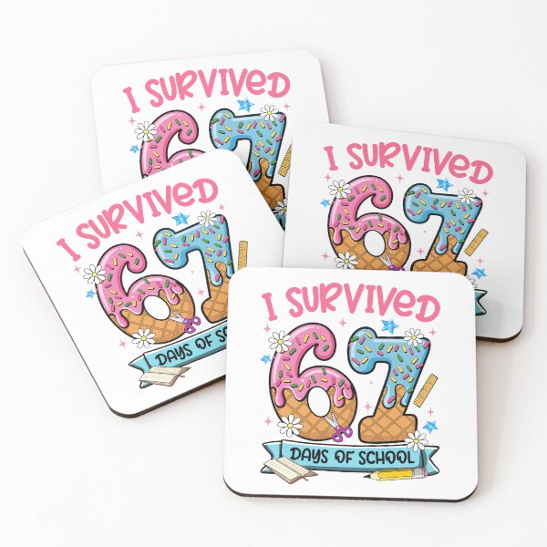 Item preview, Ice Cream Cute I Survived Six Sven Day Of School, Back To School, Funny Student designed and sold by vintagearttee.