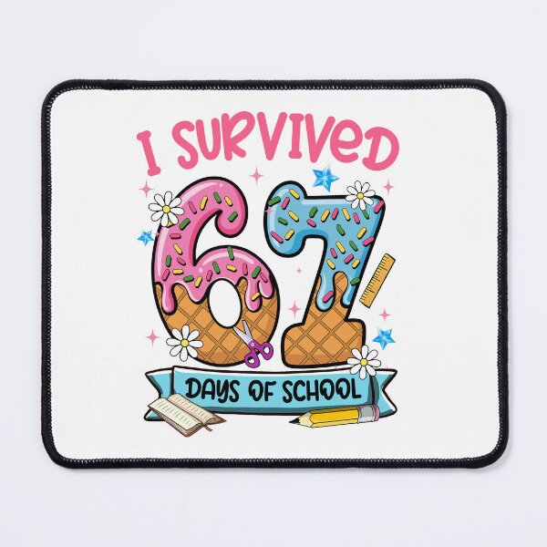 Item preview, Ice Cream Cute I Survived Six Sven Day Of School, Back To School, Funny Student designed and sold by vintagearttee.