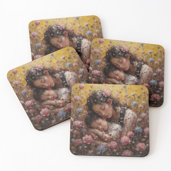 Item preview, Mother and Child in Blossoms Dream designed and sold by joycrysstudio.