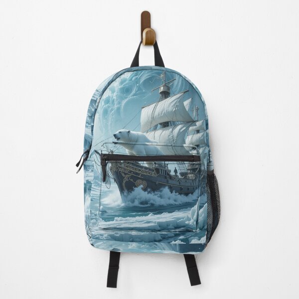 Item preview, Celestial Polar Bear Voyage – Surreal Winter Fantasy Adventure designed and sold by PixelVibe782.