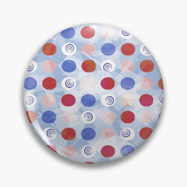 Item preview, Colordots on grayish blue.  designed and sold by JustLagoons.