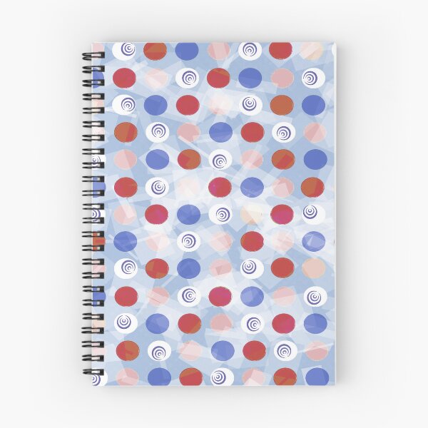 Item preview, Colordots on grayish blue.  designed and sold by JustLagoons.